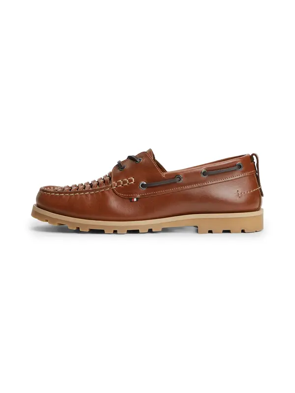 TOMMY HILFIGER TOMMY HILFIGER Mokasini 'Braided'  rjava