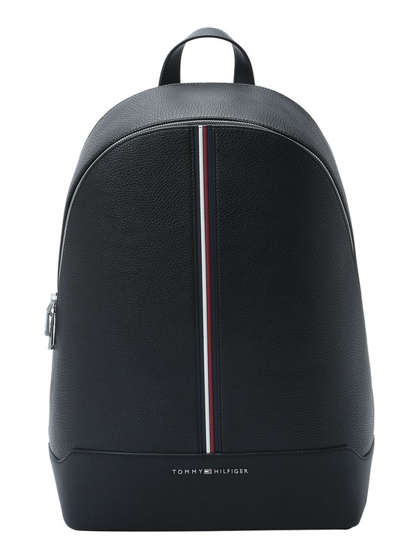 TOMMY HILFIGER TOMMY HILFIGER Nahrbtnik 'Central Dome'  črna / bela