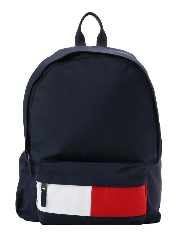 TOMMY HILFIGER TOMMY HILFIGER Nahrbtnik 'Essential'  mornarska / češnjevo rdeča / bela