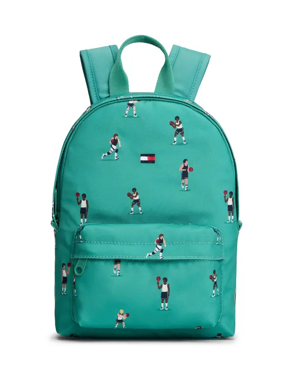 TOMMY HILFIGER TOMMY HILFIGER Nahrbtnik 'ESSENTIAL'  mornarska / turkizna / rjava / bela