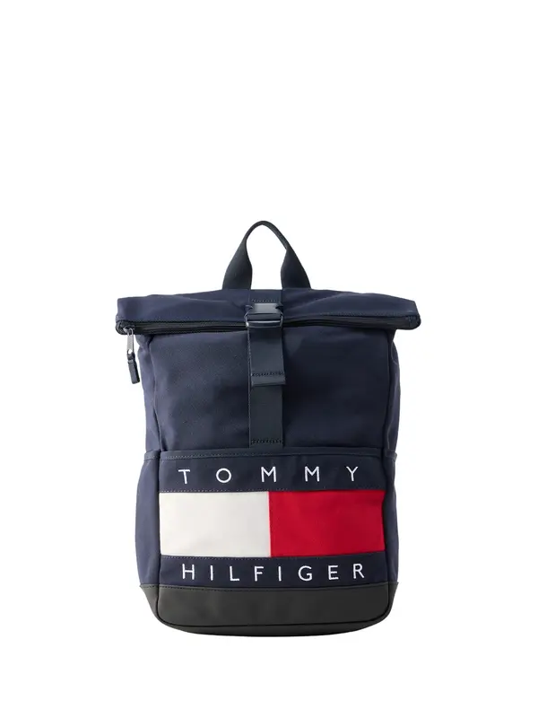 TOMMY HILFIGER TOMMY HILFIGER Nahrbtnik 'Heritage'  marine / grafit / rdeča / bela