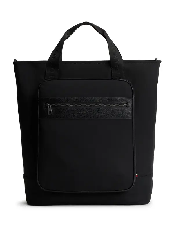 TOMMY HILFIGER TOMMY HILFIGER Nakupovalna torba  črna