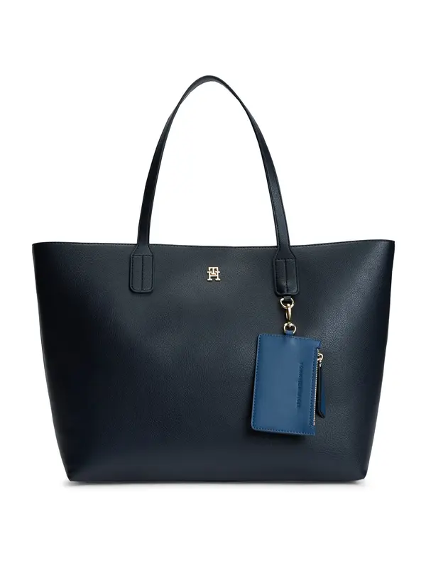 TOMMY HILFIGER TOMMY HILFIGER Nakupovalna torba  nočno modra