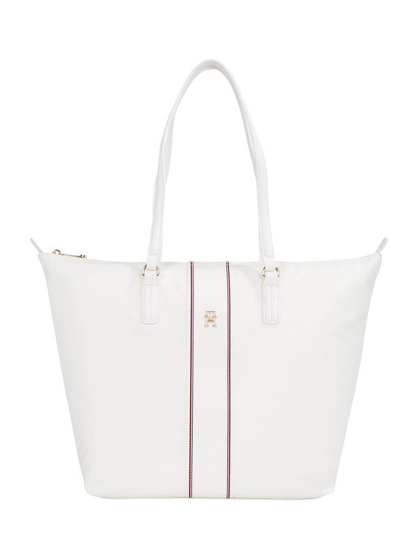 TOMMY HILFIGER TOMMY HILFIGER Nakupovalna torba  zlata / bela