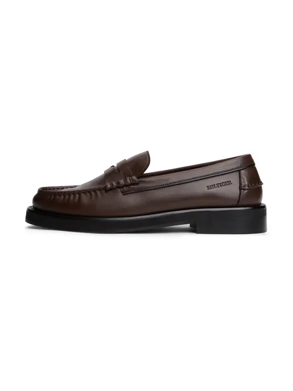 TOMMY HILFIGER TOMMY HILFIGER Natikači  temno rjava
