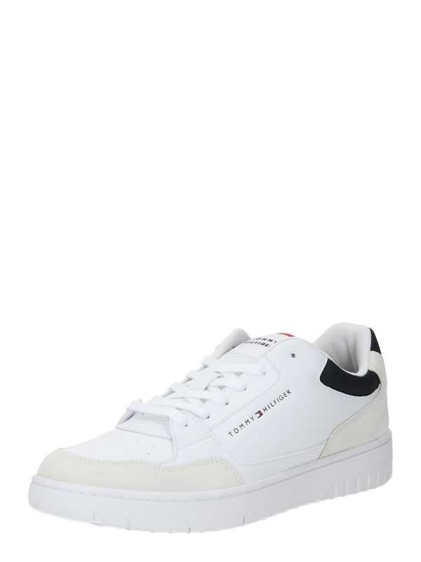 TOMMY HILFIGER TOMMY HILFIGER Nizke superge 'Basket Core'  bež / črna / bela