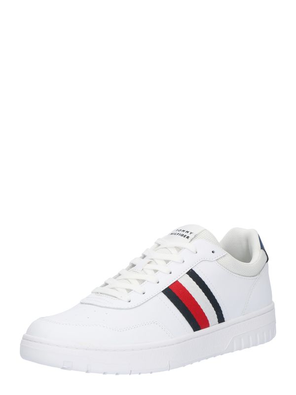 TOMMY HILFIGER TOMMY HILFIGER Nizke superge 'BASKET CORE LITE'  mornarska / rdeča / bela