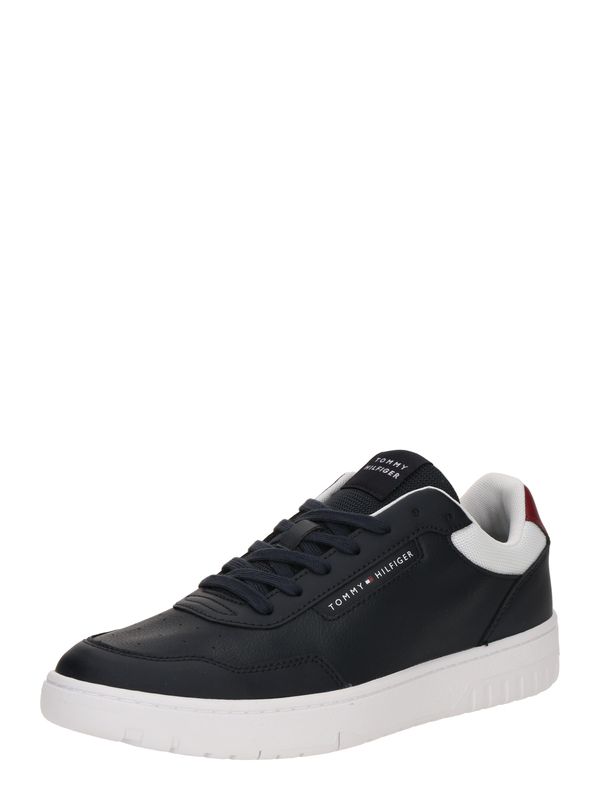 TOMMY HILFIGER TOMMY HILFIGER Nizke superge 'BASKET CORE LITE'  mornarska / temno rdeča / bela