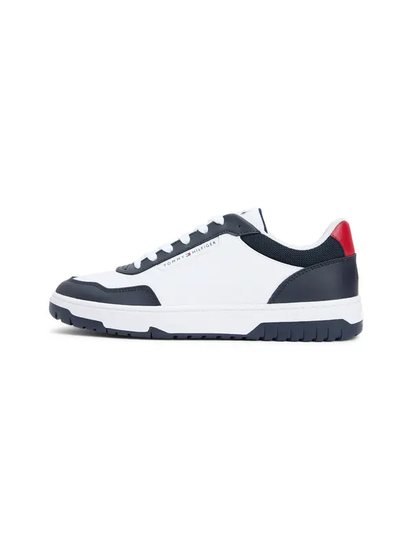 TOMMY HILFIGER TOMMY HILFIGER Nizke superge 'BASKET CORE LITE'  temno modra / temno rdeča / bela