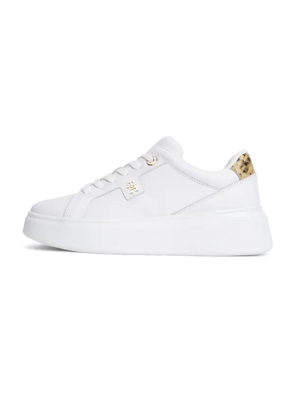 TOMMY HILFIGER TOMMY HILFIGER Nizke superge  bež / črna / bela