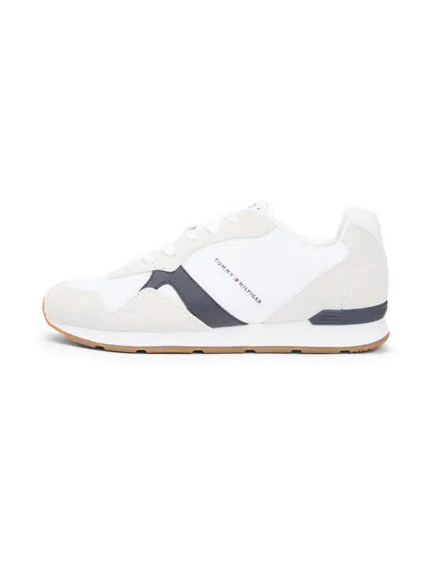 TOMMY HILFIGER TOMMY HILFIGER Nizke superge  bež / mornarska / bela