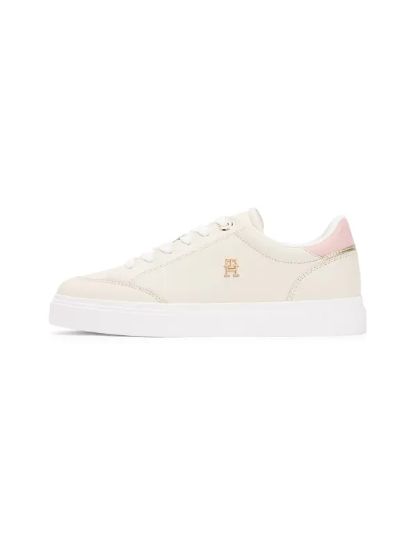 TOMMY HILFIGER TOMMY HILFIGER Nizke superge 'Chic'  svetlo bež / roza