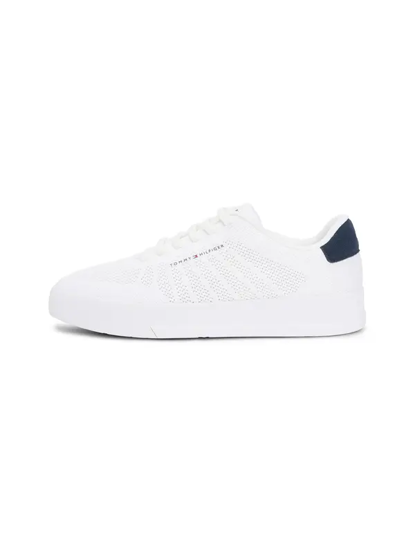 TOMMY HILFIGER TOMMY HILFIGER Nizke superge 'Court'  mornarska / bela