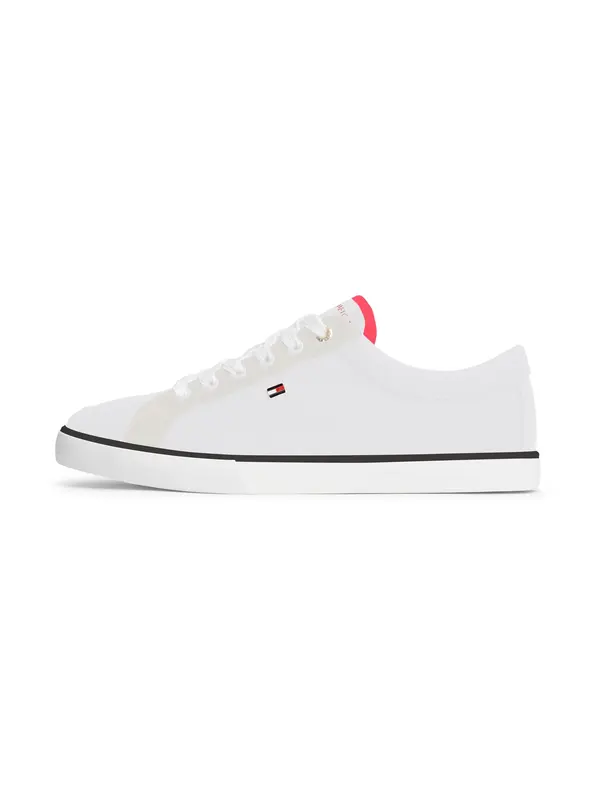 TOMMY HILFIGER TOMMY HILFIGER Nizke superge 'Enamel Flag'  bela