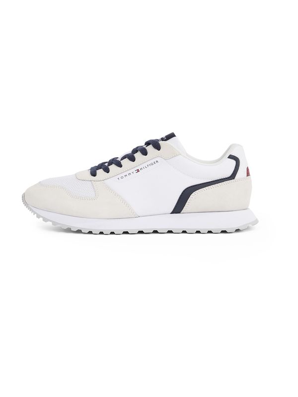 TOMMY HILFIGER TOMMY HILFIGER Nizke superge 'Essential'  pesek / marine / temno rdeča / bela