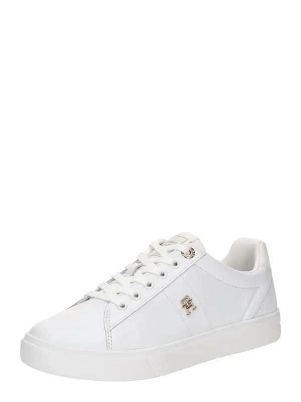 TOMMY HILFIGER TOMMY HILFIGER Nizke superge 'ESSENTIAL'  zlata / bela