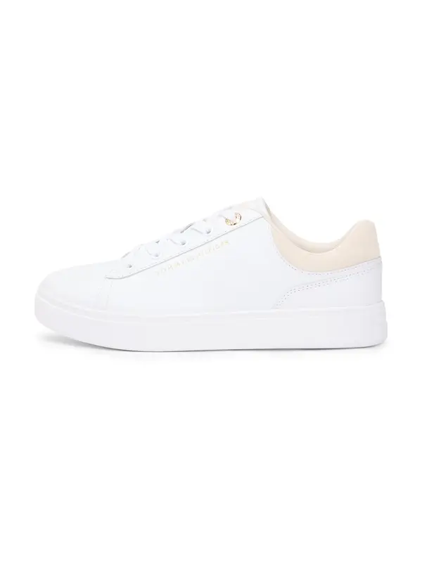 TOMMY HILFIGER TOMMY HILFIGER Nizke superge  kremna / bela