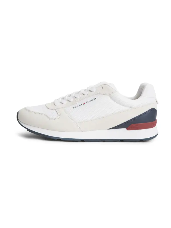 TOMMY HILFIGER TOMMY HILFIGER Nizke superge 'Lightweight'  mornarska / bela / volneno bela