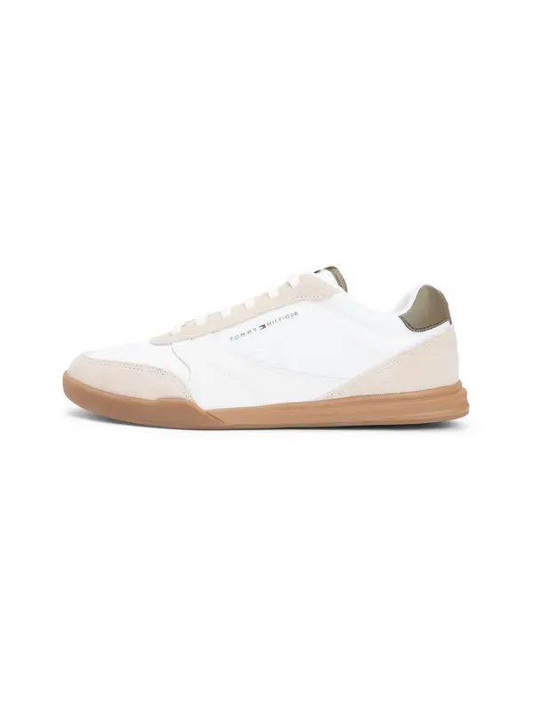 TOMMY HILFIGER TOMMY HILFIGER Nizke superge 'Lopro'  bež / oliva / bela