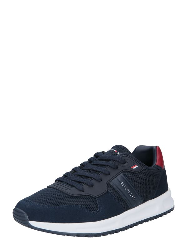 TOMMY HILFIGER TOMMY HILFIGER Nizke superge 'MASSIMO'  temno modra / rdeča / bela