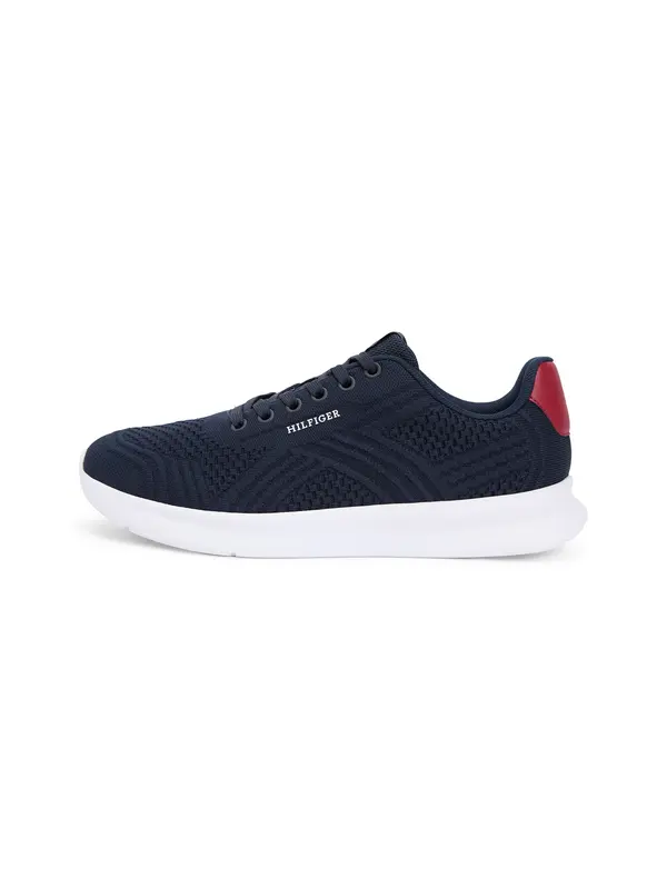 TOMMY HILFIGER TOMMY HILFIGER Nizke superge  mornarska / brusnica / bela