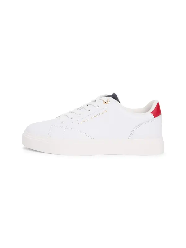 TOMMY HILFIGER TOMMY HILFIGER Nizke superge  mornarska / zlata / rdeča / bela