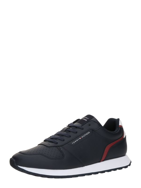 TOMMY HILFIGER TOMMY HILFIGER Nizke superge 'NEW RUNNER'  mornarska / temno rdeča