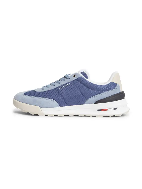 TOMMY HILFIGER TOMMY HILFIGER Nizke superge 'Retro Runner'  svetlo bež / safir / golobje modra
