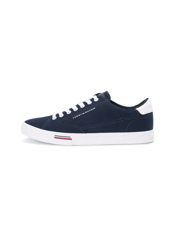 TOMMY HILFIGER TOMMY HILFIGER Nizke superge  temno modra / bela
