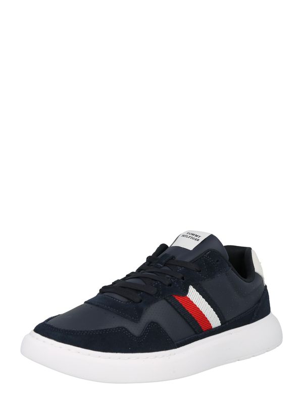 TOMMY HILFIGER TOMMY HILFIGER Nizke superge  temno modra / rdeča / bela