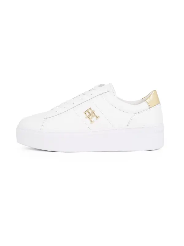 TOMMY HILFIGER TOMMY HILFIGER Nizke superge  zlata / bela