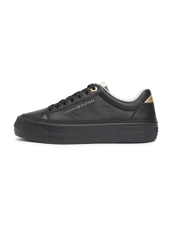 TOMMY HILFIGER TOMMY HILFIGER Nizke superge  zlata / črna