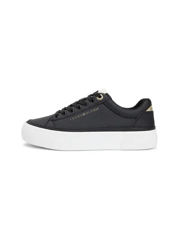 TOMMY HILFIGER TOMMY HILFIGER Nizke superge  zlata / črna