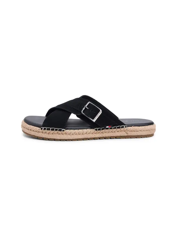 TOMMY HILFIGER TOMMY HILFIGER Nizki natikači  črna