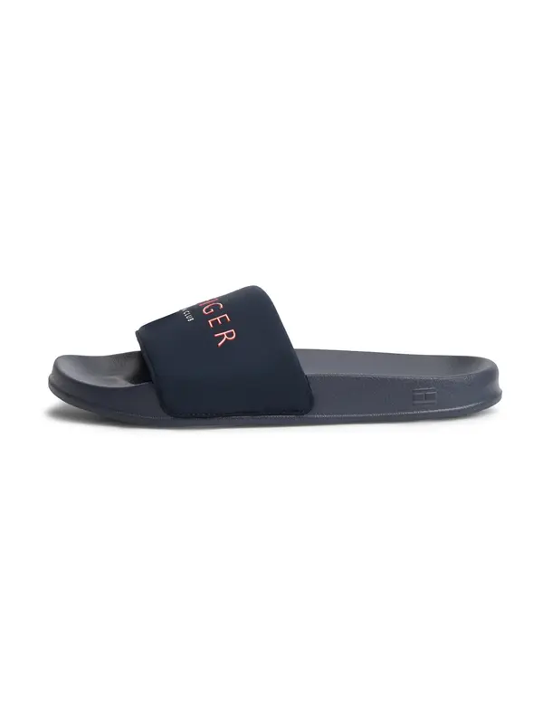 TOMMY HILFIGER TOMMY HILFIGER Nizki natikači 'Logo Pool'  mornarska / rdeča / bela