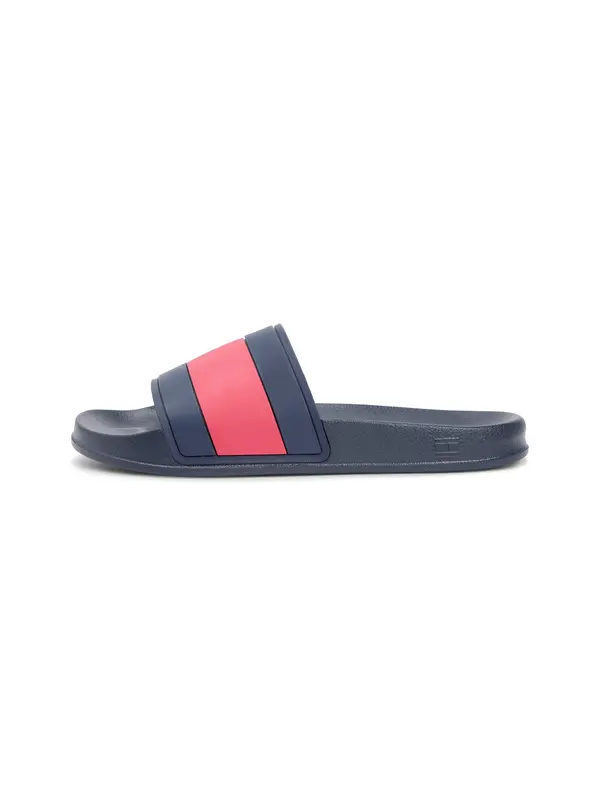 TOMMY HILFIGER TOMMY HILFIGER Nizki natikači  mornarska / rdeča / bela