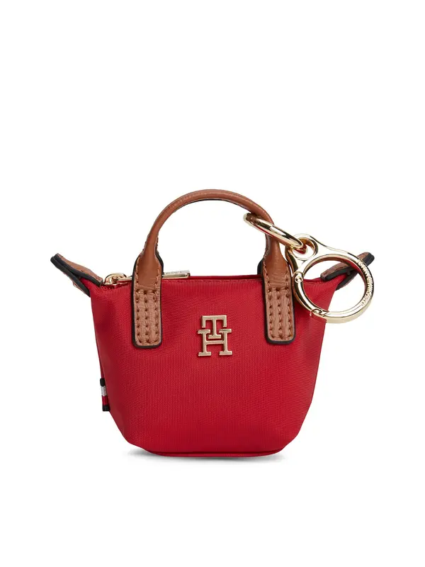 TOMMY HILFIGER TOMMY HILFIGER Obesek za ključe 'Popette'  konjak / rdeča
