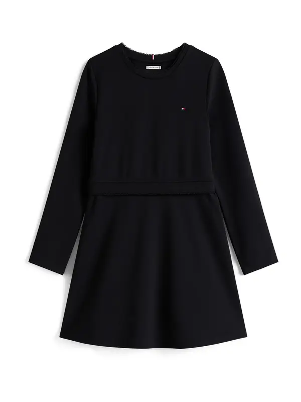 TOMMY HILFIGER TOMMY HILFIGER Obleka  črna