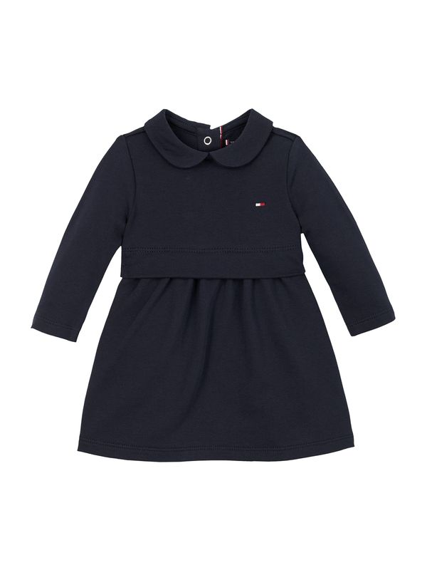 TOMMY HILFIGER TOMMY HILFIGER Obleka 'ESSENTIAL DRESS LS'  modra