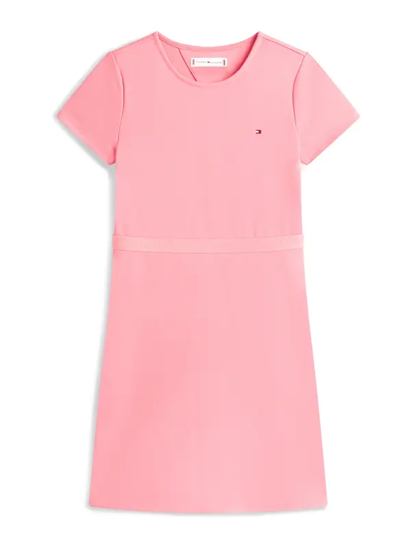 TOMMY HILFIGER TOMMY HILFIGER Obleka 'ESSENTIAL'  mornarska / svetlo roza / rdeča / bela