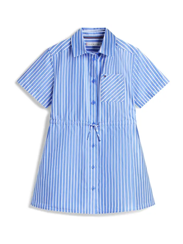 TOMMY HILFIGER TOMMY HILFIGER Obleka  kraljevo modra / bela