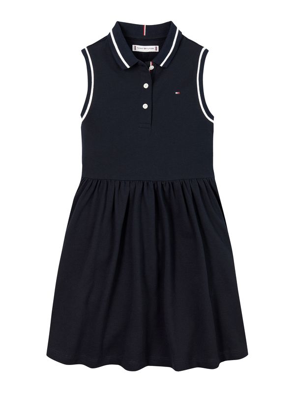 TOMMY HILFIGER TOMMY HILFIGER Obleka  marine / bela