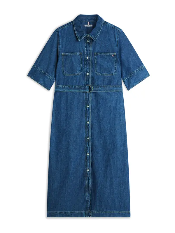 TOMMY HILFIGER TOMMY HILFIGER Obleka  moder denim