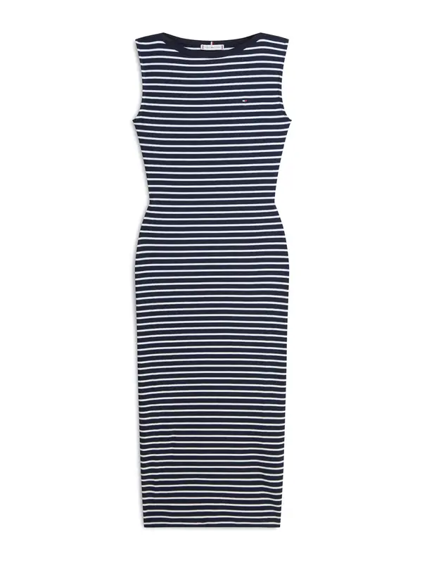 TOMMY HILFIGER TOMMY HILFIGER Obleka  mornarska / bela