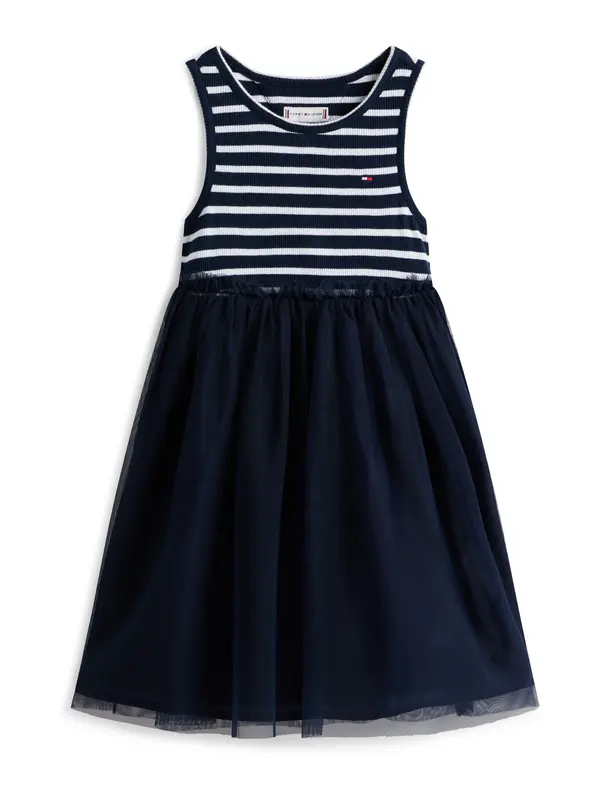 TOMMY HILFIGER TOMMY HILFIGER Obleka  mornarska / bela