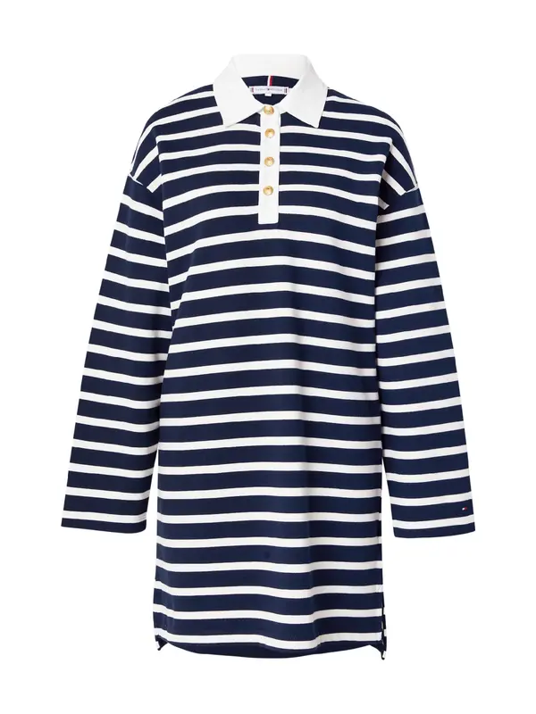 TOMMY HILFIGER TOMMY HILFIGER Obleka  mornarska / bela