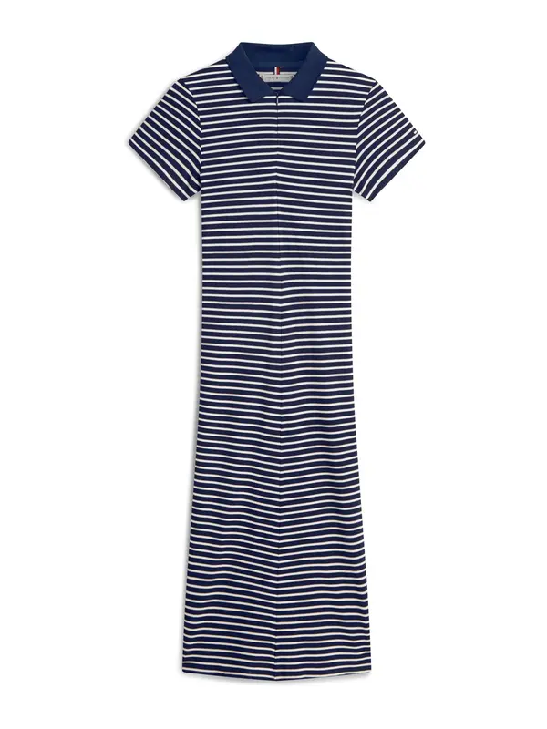 TOMMY HILFIGER TOMMY HILFIGER Obleka  mornarska / bela