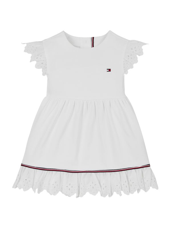 TOMMY HILFIGER TOMMY HILFIGER Obleka  rdeča / črna / bela