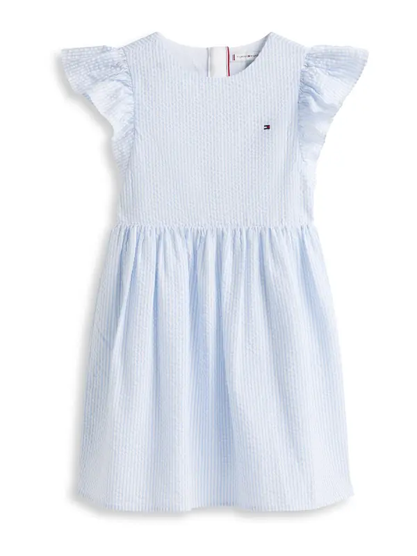 TOMMY HILFIGER TOMMY HILFIGER Obleka  svetlo modra / bela