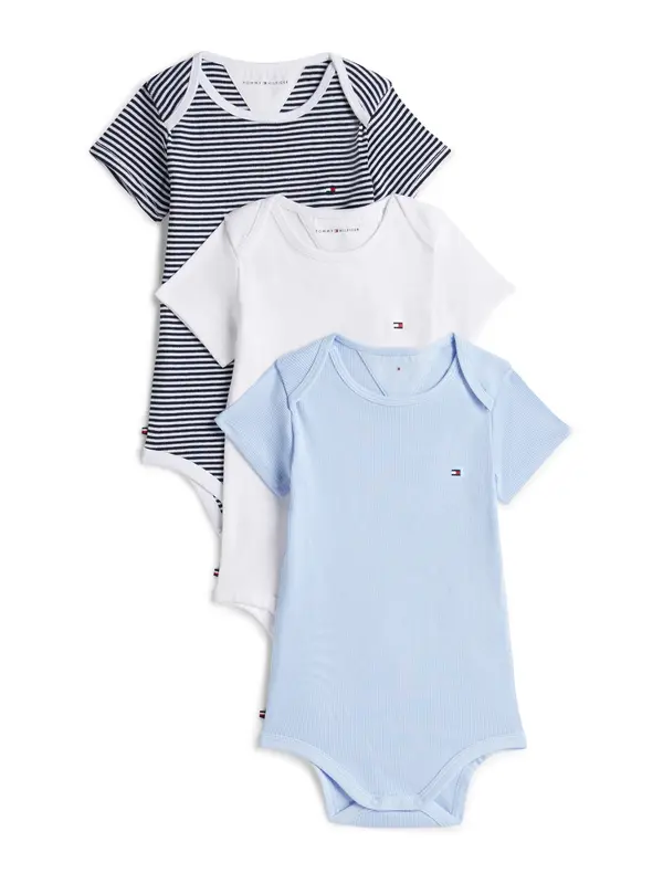 TOMMY HILFIGER TOMMY HILFIGER Pajac/bodi  marine / pastelno modra / rdeča / bela